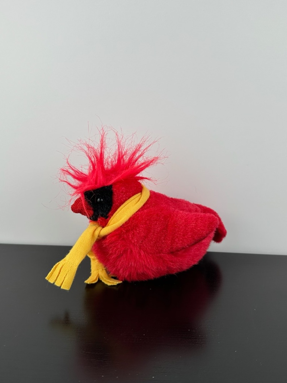 Wild Republic K&M Audubon Northern Cardinal Red Bird 6” Scarf Plush Sound Works!